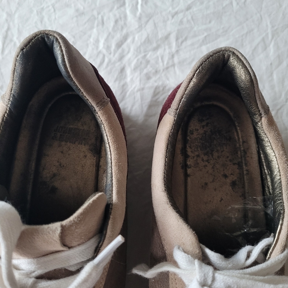 John & Murphy Stylish Women's Suede Sneakers Size 8 - Picture 3 of 8